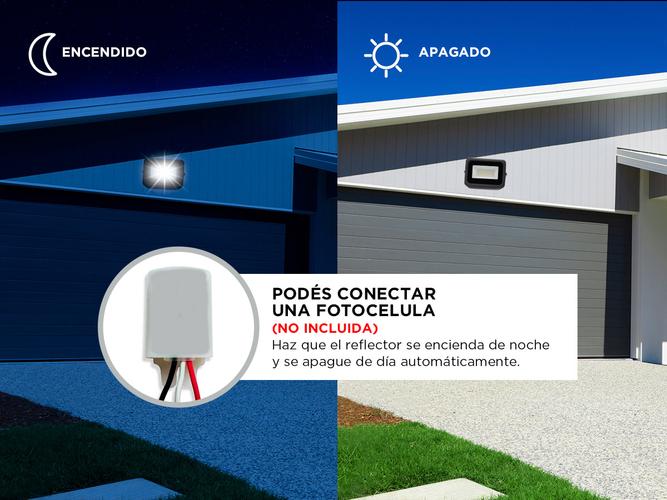 Kit x 4 Reflectores Led Blanco 50W Exteriores/Interiores 6500k - 4