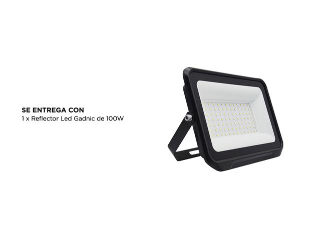 Reflector Led Blanco 100W Exteriores Alta Potencia - 5