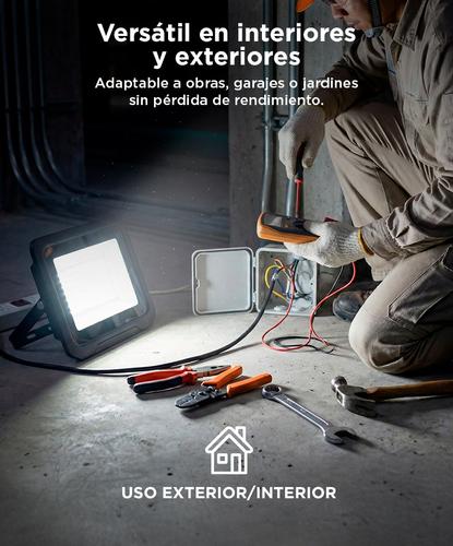 Reflector Led Blanco 100W Exteriores Alta Potencia - 4