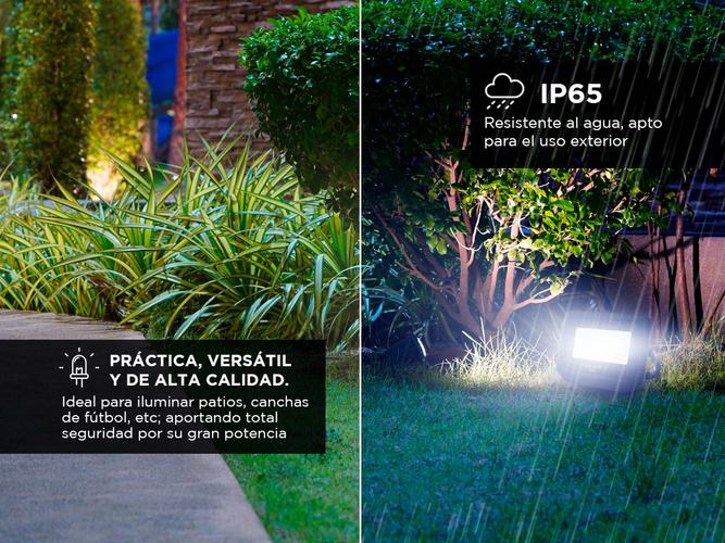 Kit x2 Reflector Led Blanco 200W Exteriores Alta Potencia - 2