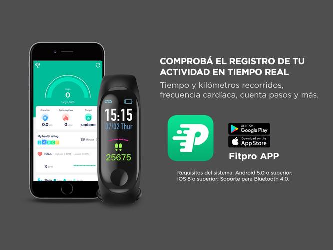 Smartband Bluetooth Gadnic R3 Watch Band Monitor Deportes - 2