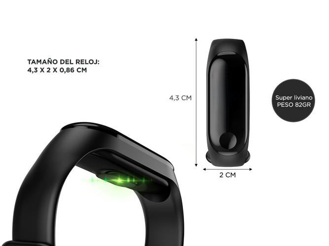 Smartband Bluetooth Gadnic R3 Watch Band Monitor Deportes - 5
