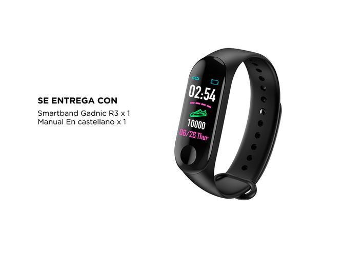 Smartband Bluetooth Gadnic R3 Watch Band Monitor Deportes - 6