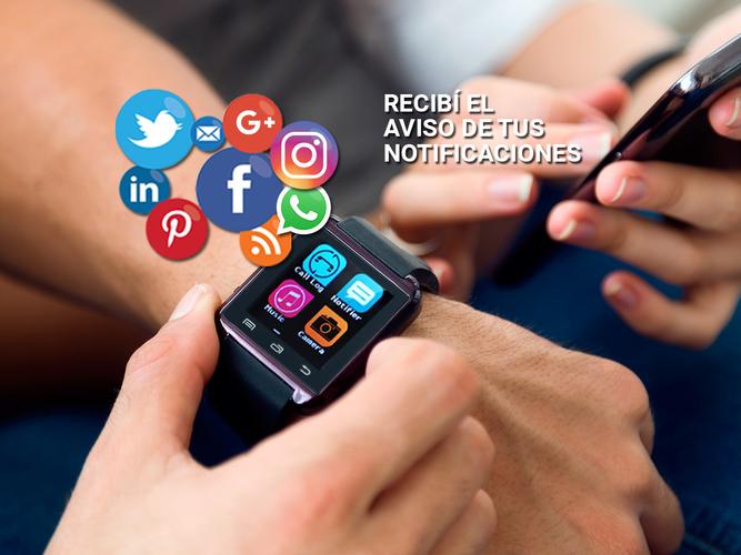 Smartwatch Gadnic SW-10 Bluetooth 3.0 Llamadas Notificaciones Fotos Podómetro - 4