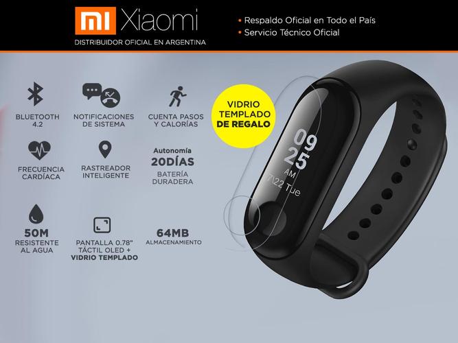 Smartband Xiaomi Mi Band M3 - 1