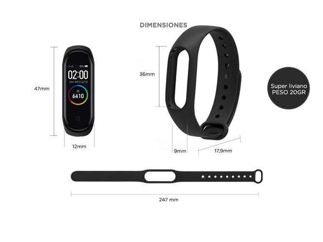 Smartband Xiaomi Mi Band 4 - 6