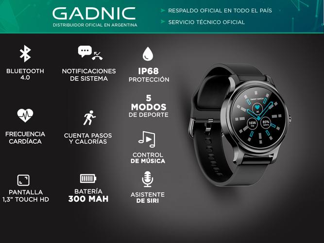 Smartwatch Gadnic R11 Watch 1.3 Bluetooth Waterproof Ip68 - 1