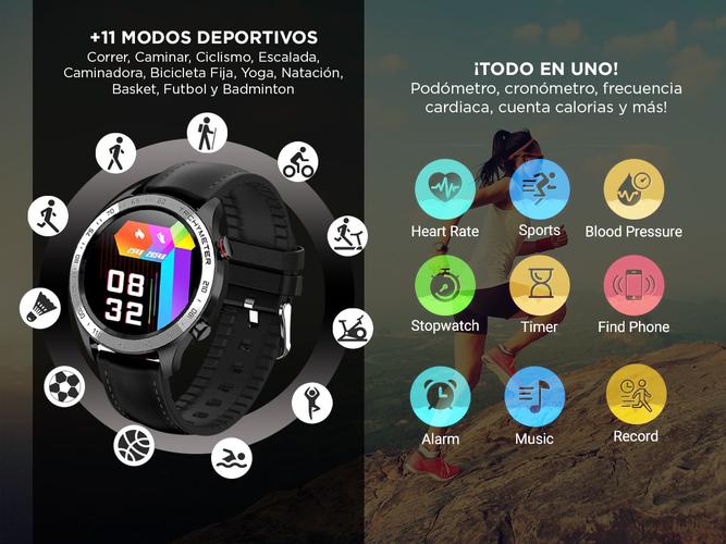 Smartwatch Gadnic R8 Elegante Deportivo Bluetooth  - 3