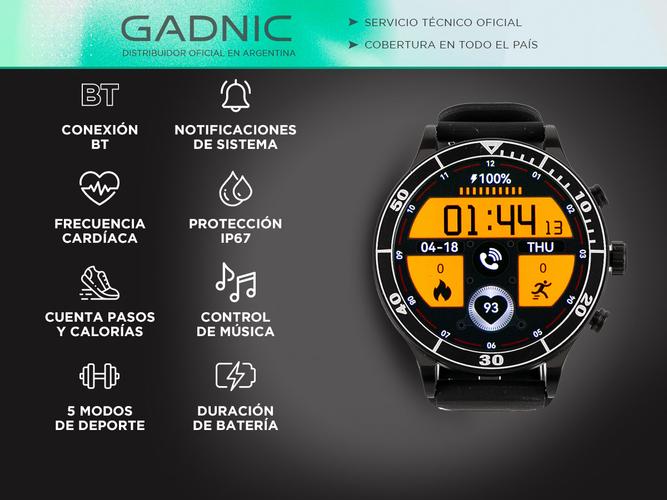 Reloj Smartwatch Inteligente Gadnic RWS10 Outlet - 1