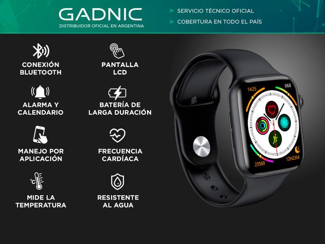 Reloj Inteligente R194 Gadnic Smart Watch Negro - 1