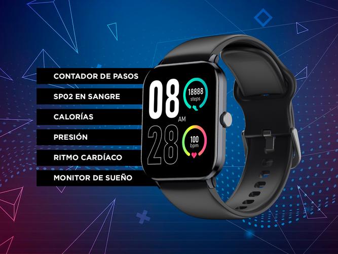 Smartwatch QCY GTC Pantalla 1.85 Con Control De Salud - 2