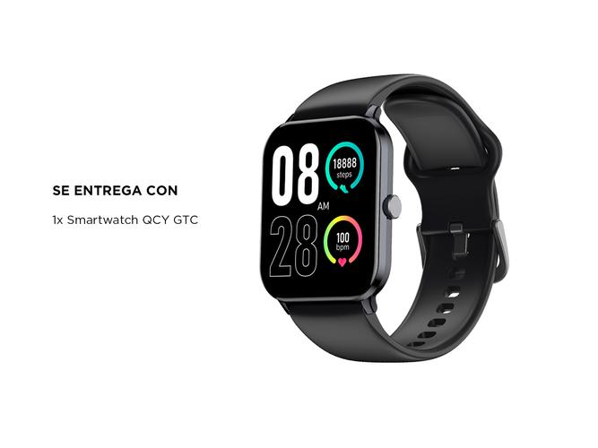 Smartwatch QCY GTC Pantalla 1.85 Con Control De Salud - 6