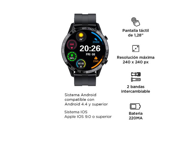 Reloj Inteligente Gadnic SWTCH-205 Smartwatch Deportivo y Urbano - 5