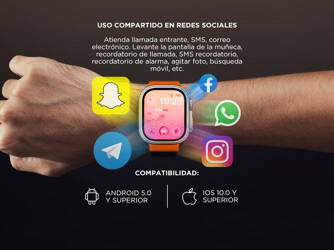 Smartwatch Gadnic Reloj Digital Múltiples Funciones Fitness - 2