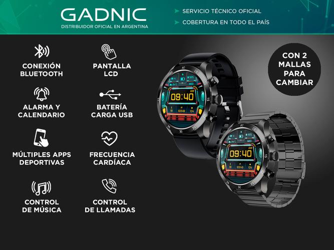 Reloj Inteligente Gadnic Smartwatch Deportivo y Urbano - 1