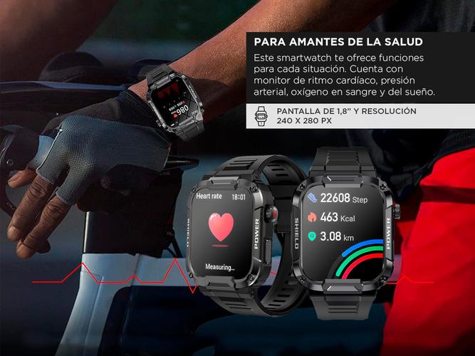 Smartwatch Reloj Deportivo Gadnic Android Resistente Al Agua  - 2