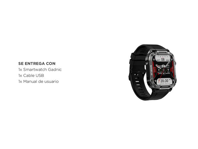 Smartwatch Reloj Deportivo Gadnic Android Resistente Al Agua  - 6
