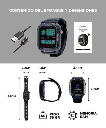 Smartwatch Reloj Deportivo Gadnic Android Resistente Al Agua  - 6