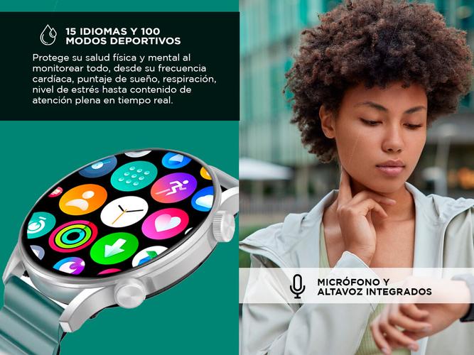 Smartwatch Kieslect Kr Pro -Pantalla 143 Amoled IP68 Malla Magnética - 3