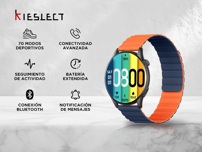 Smartwatch Kieslect Kr Pro Pantalla 143 Amoled IP68 Malla Magnética - 1