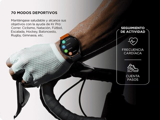 Smartwatch Kieslect Kr Pro Pantalla 143 Amoled IP68 Malla Magnética - 3