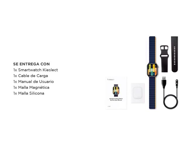 Smartwatch Kieslect Ks Pro Pantalla 201 Amoled IP68 Malla Magnética - 5