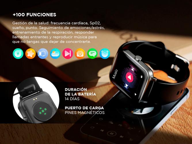 Kit Smartwatch Wa22gtsa  Auriculares Inalambricos T1c - 3