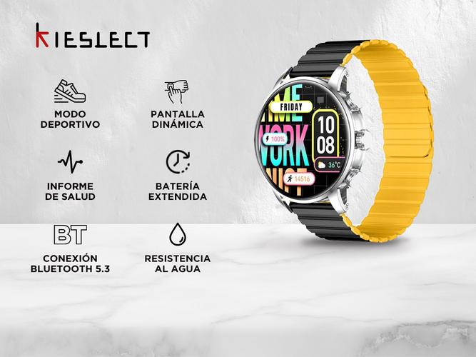 Smartwatch Kieslect Kr2 Pantalla 143 Amoled IP68 Malla Magnética - 1