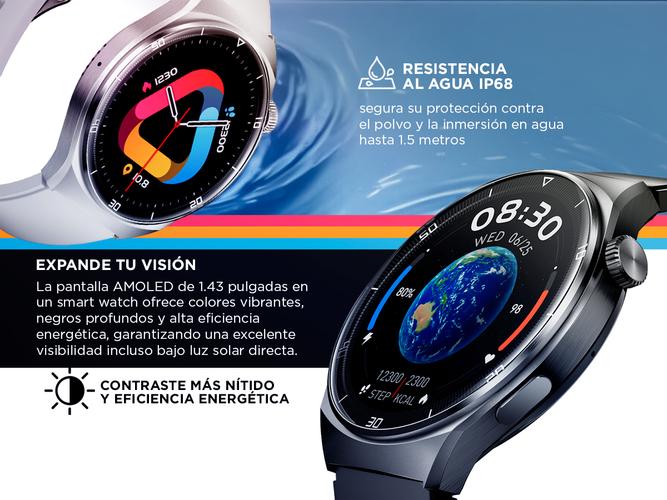 Smartwatch QCY GT2 S3 Deportivo Pantalla Amoled HD 143 - 2