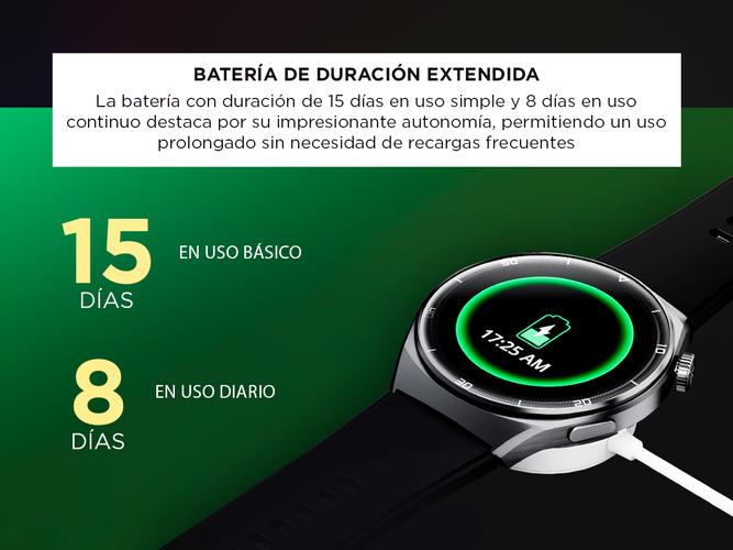 Smartwatch QCY GT2 S3 Deportivo Pantalla Amoled HD 143 - 3