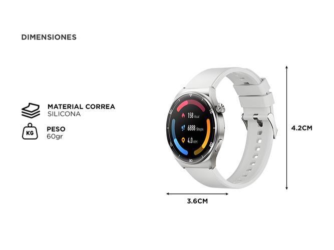 Smartwatch QCY GT2 S3 Deportivo Pantalla Amoled HD 143 - 5