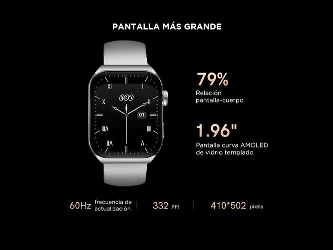 Reloj Smartwatch QCY GS2 196 AMOLED HD - 4