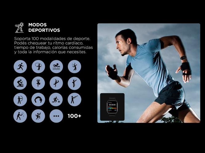 Smartwatch GS Qcy Reloj Deportivo Inteligente  - 3