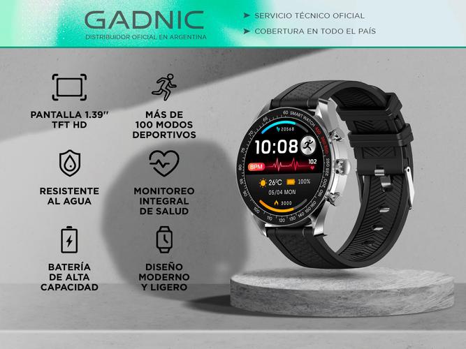 Reloj Smartwatch Gadnic Inteligente Función Llamada - 1