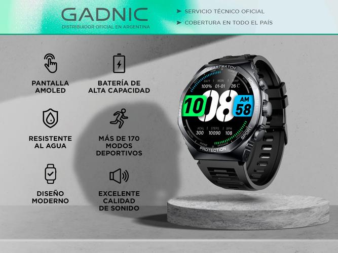Reloj Smartwatch Gadnic Inteligente Función Llamada Pantalla táctil  - 1