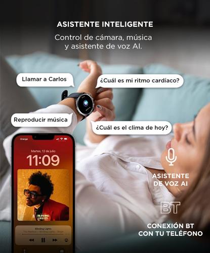 Reloj Smartwatch Gadnic Inteligente Función Llamada Pantalla táctil  - 4