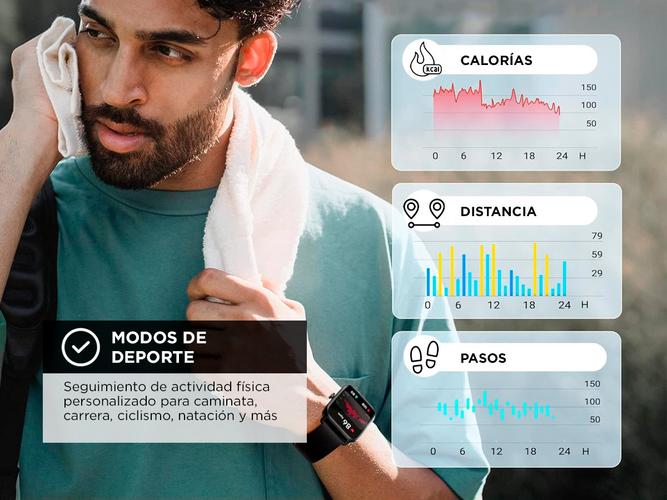 Reloj Smartwatch Gadnic Pantalla Táctil IP68 - 2