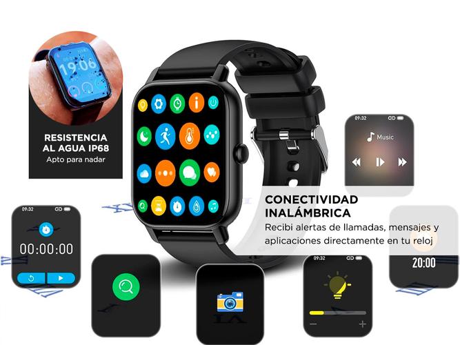 Reloj Smartwatch Gadnic Pantalla Táctil IP68 - 4