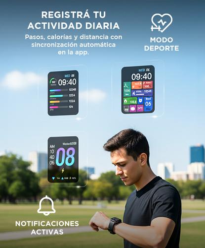 Reloj Smartwatch Gadnic Pantalla Táctil IP68 - 2