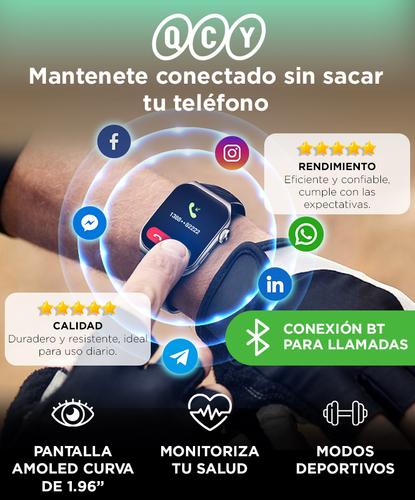 Smartwatch QCY GS2 Pantalla AMOLED 196 Monitoreo De Salud Y Modos Deportivos  - 1