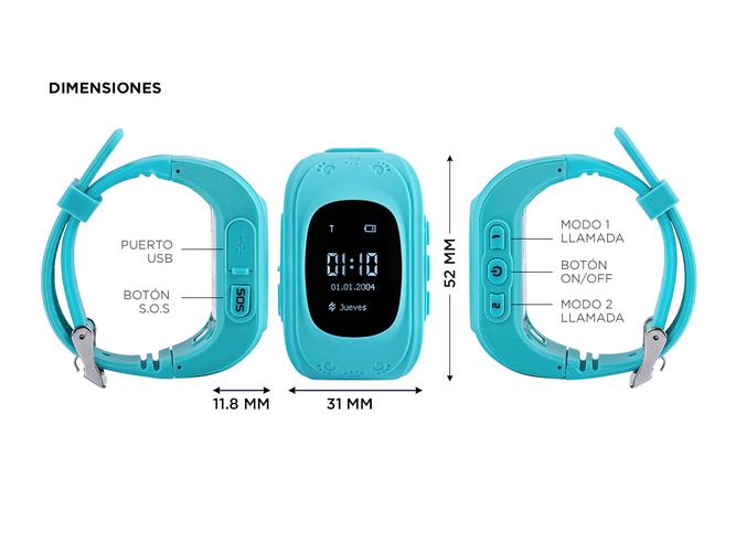 Smartwatch Gadnic Kids Localización Botón S.O.S. Llamadas - 5