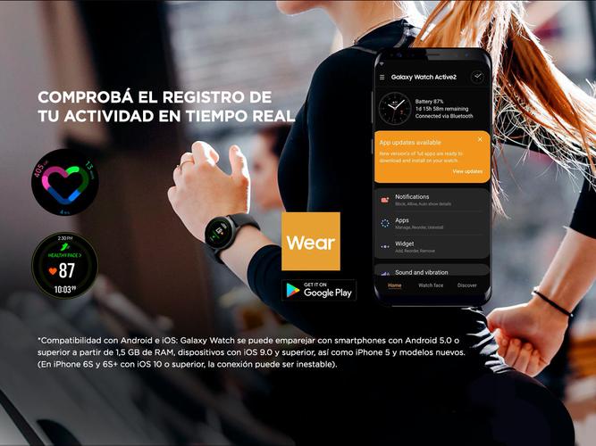 Smartwatch Samsung Galaxy Watch Active 2 R820 1,4