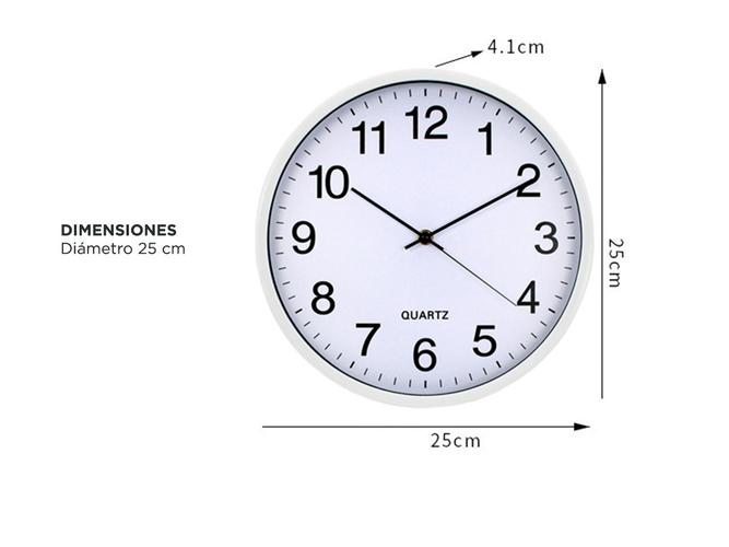 Reloj De Pared Gadnic Grande Quartz Para Cocina  - 4