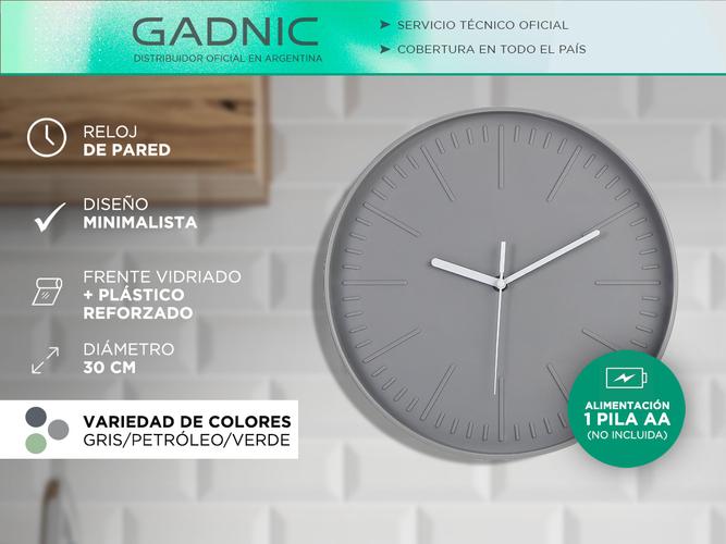 Reloj De Pared Escandinavo Gadnic Minimalista - 1