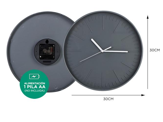 Reloj De Pared Escandinavo Gadnic Minimalista - 4
