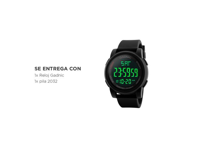 Reloj Digital Deportivo Gadnic Apolo Sumergible  - 6