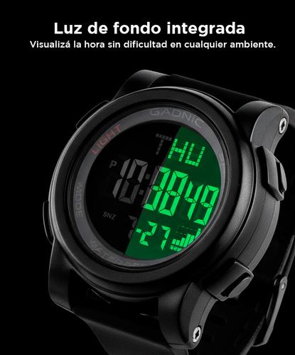 Reloj Digital Deportivo Gadnic Apolo Sumergible  - 3