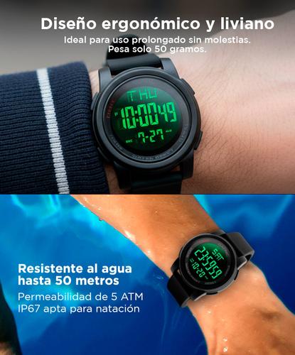 Reloj Digital Deportivo Gadnic Apolo Sumergible  - 4