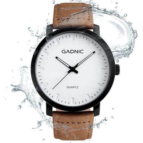 Reloj de Diseño Analógico Gadnic Hades Malla de Cuero - 0