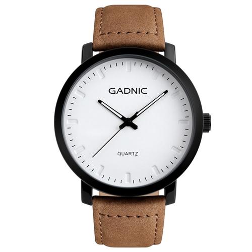 Reloj de Diseño Analógico Gadnic Hades Malla de Cuero - 0